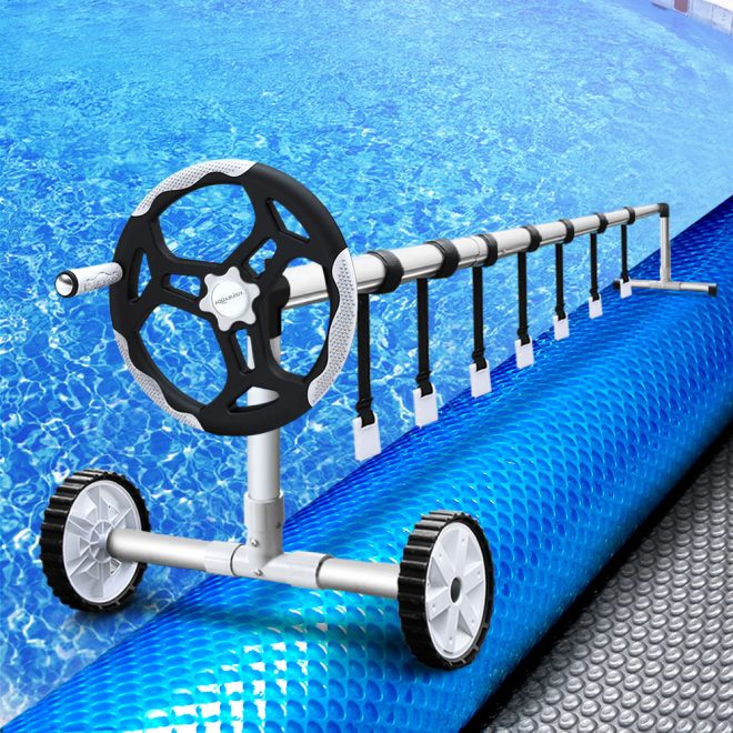 Pool Cover Roller 500 Micron Solar Blanket Bubble Heat Swimming – 10×4 m