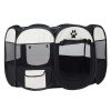 Dog Playpen Pet Playpen Enclosure Crate 8 Panel Play Pen Tent Bag Puppy Fence – 3XL