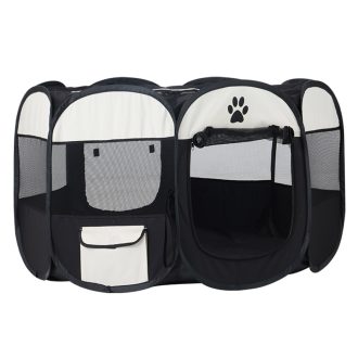 Dog Playpen Pet Playpen Enclosure Crate 8 Panel Play Pen Tent Bag Puppy Fence