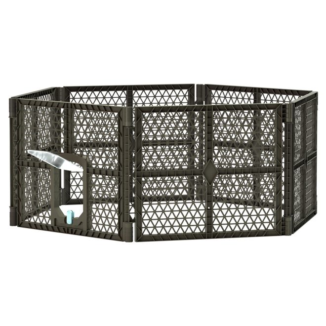 Pet Dog Playpen Enclosure Fence Puppy Cage Plastic Play Pen Fold – 6 Panel