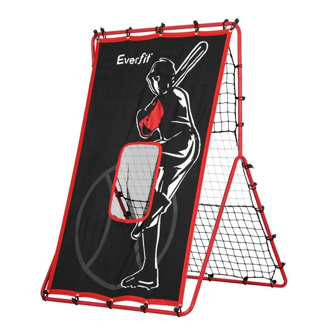 Baseball Net Rebound Pitching Kit Target Hitter 2 in 1 Training Aid