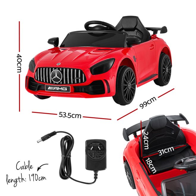 Kids Ride On Car MercedesBenz AMG GT R Electric – Red