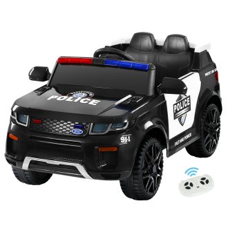 Kids Ride On Car Electric Patrol Police Toy Cars Remote Control 12V