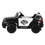 Kids Ride On Car Electric Patrol Police Toy Cars Remote Control 12V – Black