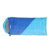 Sleeping Bag Kids Camping Hiking Winter – 172×70 cm, Blue