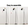 Floor Lamp LED Light Stand Modern Home Living Room Office Reading Black