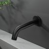 Bathroom Spout Tap Water Outlet Bathtub Wall Mounted – Black