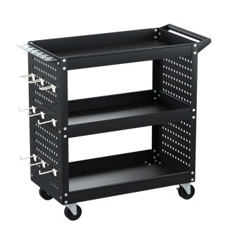 Giantz 3-Tier Tool Cart Trolley Toolbox Workshop Garage Storage Organizer 150kg