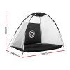 3M Golf Practice Net Tent Portable Training Aid Driving Target Mat Soccer – Black