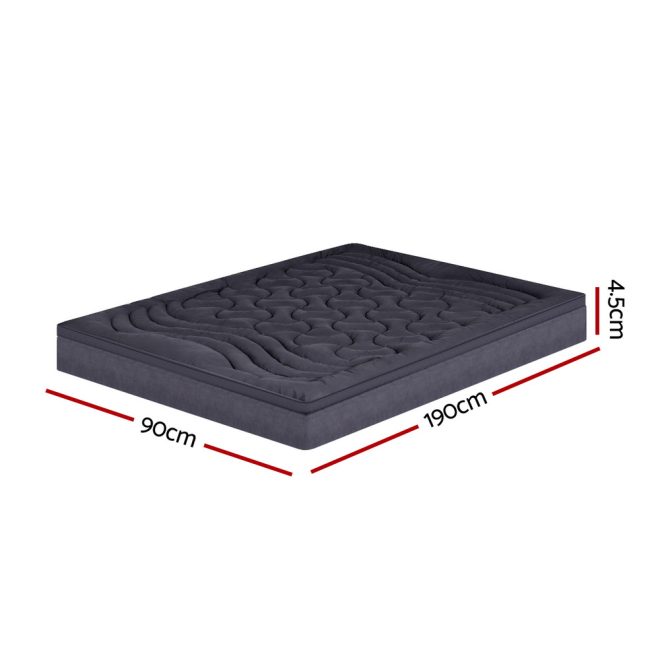 Mattress Topper Pillowtop 3-Zone Single