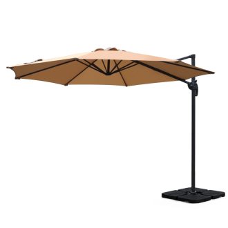 Outdoor Umbrella 3m Base Cantilever Beach Stand Sun Roma 50cm