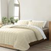 Royal Comfort Coverlet Set Bedspread Soft Touch Easy Care Breathable 3 Piece Set – KING, Beige