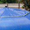 Havana Outdoors Beach Umbrella 2.4M Outdoor Garden Beach Portable Shade Shelter – Blue