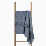 Cambridge Throw – 100% NZ Wool – Navy