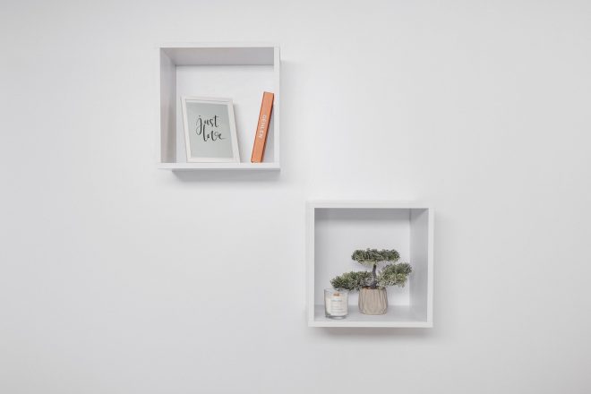 BERGEN CUBE TWIN PACK – White