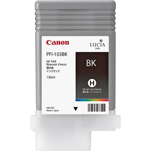 CANON INK TANK 130ML FOR CANON IPF 6100 5100 5000 – Black