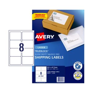 AVERY Laser Label – 8Up x 100Pcs