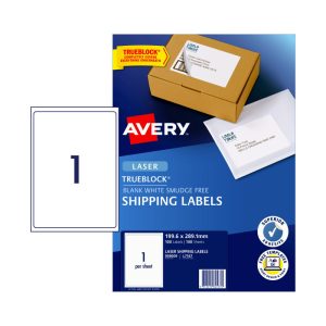 AVERY Laser Label – 1Up x 100Pcs