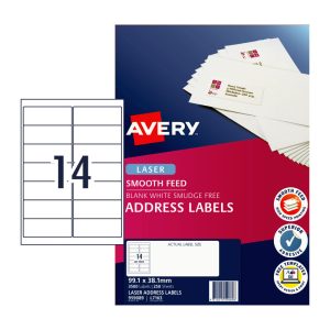 AVERY Laser Label – 14Up x 250Pcs