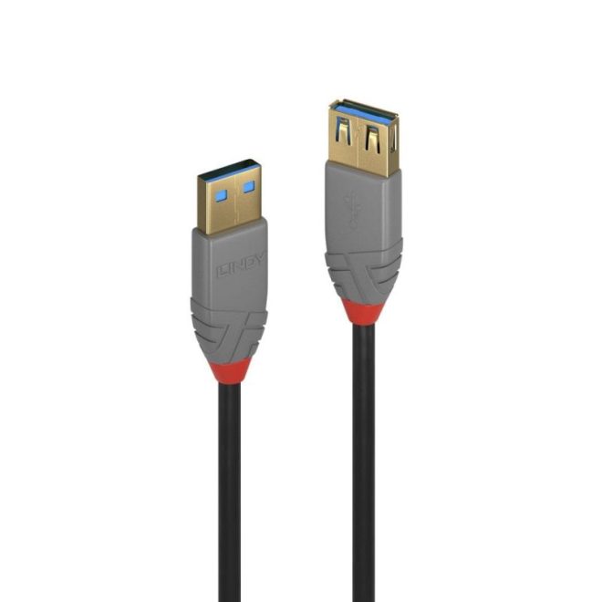 LINDY USB3 A Ext Cable Anthra Line – 0.5m