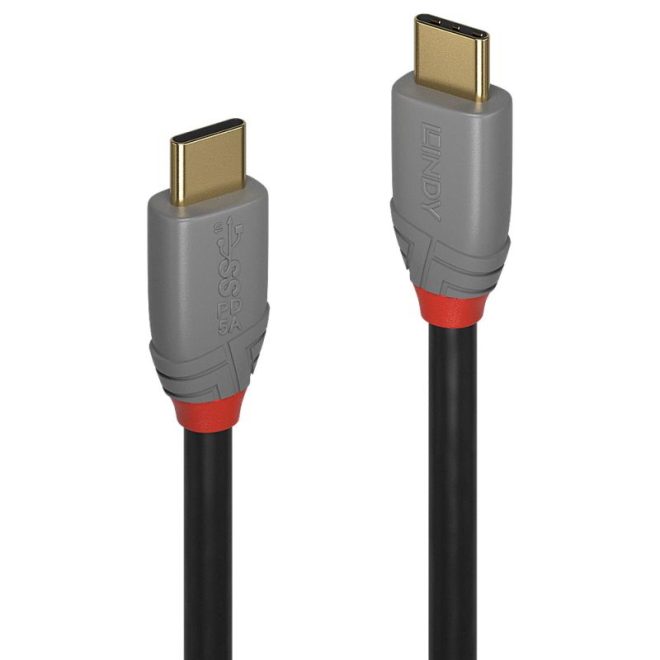 LINDY USB C 5A PD Cable Anthra Line – 0.5m