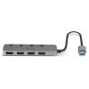 LINDY 4 Port USB 3.0 Hub Switc