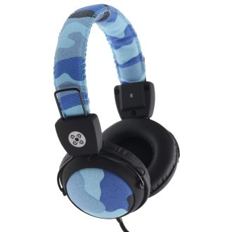 MOKI Camo In-line Mic Headphones