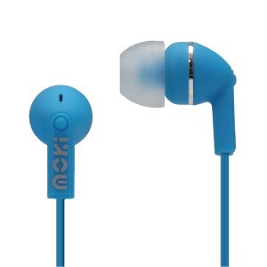 MOKI Dots Noise Isolation Earbuds – Blue