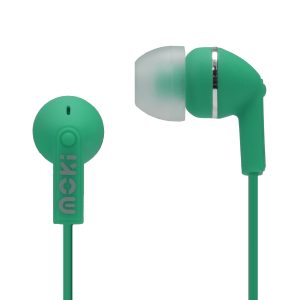 MOKI Dots Noise Isolation Earbuds – Green