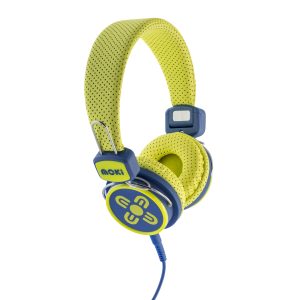 MOKI Kid Safe Volume Limited Headphones – Yellow and Blue