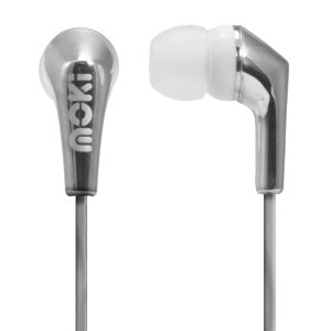 MOKI Metallics Earphone – Silver