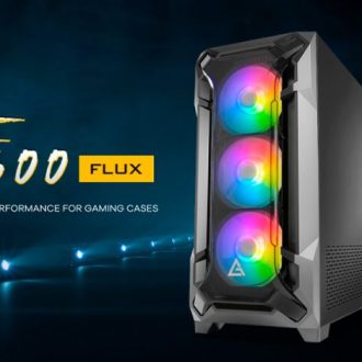 ANTEC DF600 FLUX High Airflow, ATX, Tempered Glass with 3x ARGB Fants in Front, 1x Rear, 1x PSU Shell (Reverse Fan blade) Gaming Case