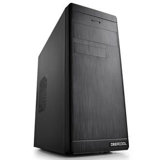 Deepcool Wave V2 Micro-ATX PC Case 390x217x435mm, 0.5mm Thick Black Panels, GPU Up To 320mm, 1xUSB3/2xUSB2