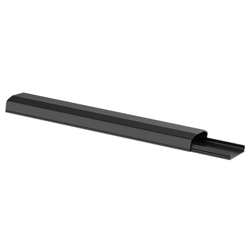 BRATECK Plastic Cable Cover – Material: Polyvinyl ChloridePVC Dimensions – 60x20x250 mm, Black