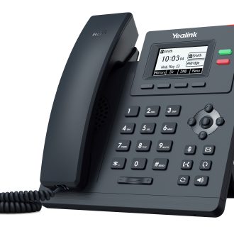 Yealink T31G 2 Line IP phone, 132×64 LCD, Dual Gigabit Ports, PoE. No Power Adapter included