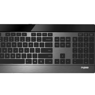 RAPOO 9900M Multi-mode Wireless Ultra-slim Keyboard & Mouse – Bluetooth 3.0, 4.0, 2.4G Multi-Mode Switch, Ultra-Slim Keys, Adjustable DPI