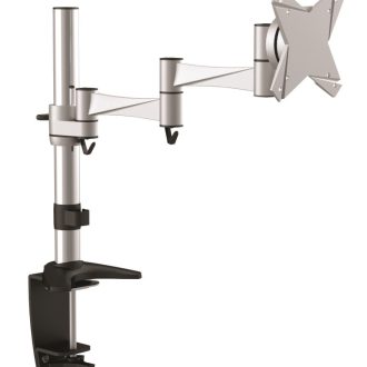 Astrotek Monitor Stand Desk Mount 43cm Arm for Single LCD Display 21.5′ 22′ 23.6′ 24′ 27′ 8kg 15° tilt 180° swivel 360° rotate VESA 75×75 100×100