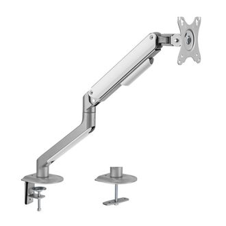 BRATECK Single Monitor Economical Spring-Assisted Monitor Arm Fit Most 17′-32′ Monitors, Up to 9kg per screen VESA 75×75/100×100