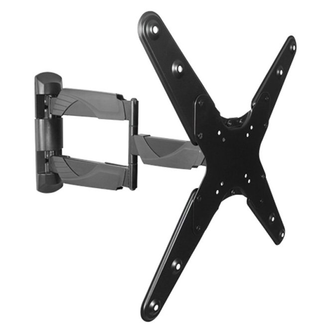 Brateck Ultra Slim Full Motion Single Arm LCD TV Wall Mount for 23”-55′ LED, LCD Flat, Curved TV