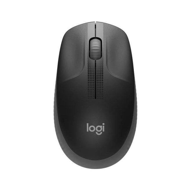 LOGITECH M190 Full-Size Wireless Mouse – Charcoal