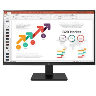 LG 23.8″ IPS 5ms Full HD B2B Monitor – HDMI/VGA Tilt VESA100mm USB, USB-C