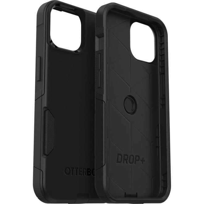 OTTERBOX Apple iPhone 14 / iPhone 13 Commuter Series Antimicrobial Case – Black (77-89634), 3X Military Standard Drop Protection