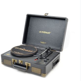 MBEAT Uptown Retro Bluetooth Turntable & Cassette Player