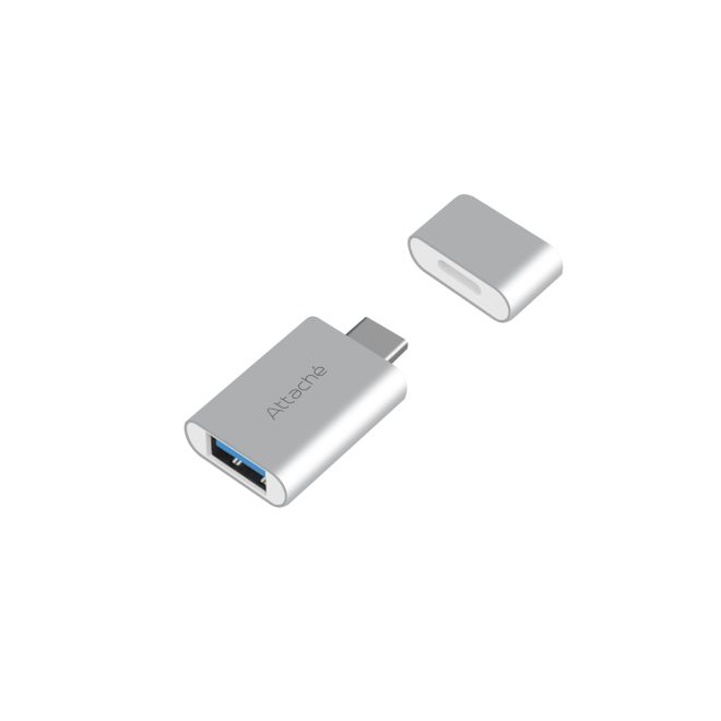 mbeat Attach USB Type-C To USB 3.1 Adapter – Type C Male to USB 3.1 A Female – Support Apple MacBook, Google Chromebook Pixel and USB -C Device (LS)