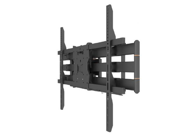 Atdec AD-WM-9080 Full Motion Wall Mount –  Displays to 90kg 200lbs, approx. 50″ – 100″. 980mm 39″ extension from wall. Suits 24″ stud spacing.