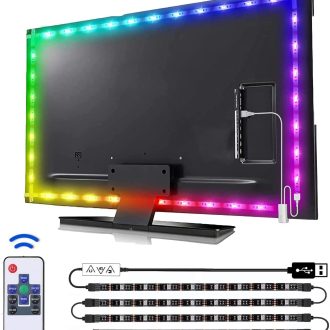 LED Strip Lights Rope Light for TV, Gaming and Computer (Lights Strip App with Remote Control)