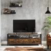 Modern Wooden TV Cabinet Holds TVs