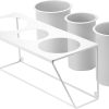 Hair Dryer Holder Care Tool Organizer for Bath Supplies Accessories (White)