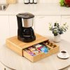 Bamboo K-Cup Coffee Pod Holder Storage Organizer  for Kitchen, Jewelry and Cosmetic