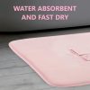 Extra Thick Memory Foam & Super Comfort Bath Rug Mat for Bathroom (60 x 40 cm) – Pink